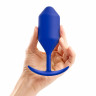 Синяя пробка для ношения Snug Plug 4 - 14,5 см. Синяя пробка для ношения Snug Plug 4 - 14,5 см.