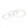 Набор из 3 белых эрекционных колец White Rubber Ring Set