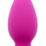 Большая розовая анальная пробка BOOTYFUL ANAL PLUG LARGE PINK - 10 см.