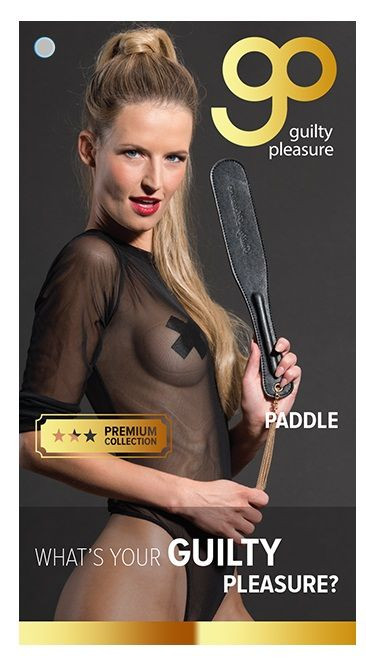 Черная шлепалка PREMIUM PADDLE - 36,5 см.