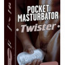 Прозрачный мастурбатор Pocket Masturbator Twister