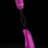 Ярко-розовое виброяйцо с пультом ДУ Bnaughty Deluxe Unleashed