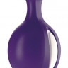 Фиолетово-белые анальные шарики B Balls Duo - 12,5 см.