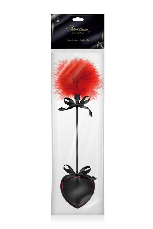 Стек с пуховкой Sweet Caress Feather Whip - 44 см.