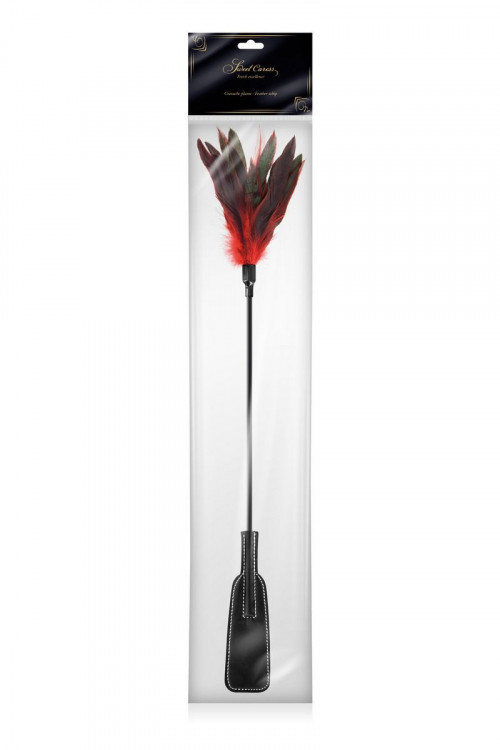 Стек-щекоталка Sweet Caress Feather Whip - 58 см.
