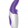 Фиолетовый вибростимулятор с ушками The Lay-on Rabbit