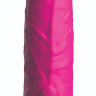 Ярко-розовый вибромассажер-реалистик с присоской Classix Wall Banger 2.0 - 19,1 см.