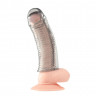 Текстурированная насадка на пенис Clear Textured Penis Enhancing Sleeve Extension - 16,5 см. Текстурированная насадка на пенис Clear Textured Penis Enhancing Sleeve Extension - 16,5 см.