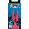 Красная пробка-бутон MENZSTUFF FLOWER BUTT PLUG 4INCH - 11 см.