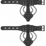 Черные браслеты с металлической фурнитурой