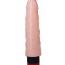 Вибромассажёр-реалистик с розовой головкой - 17 см.