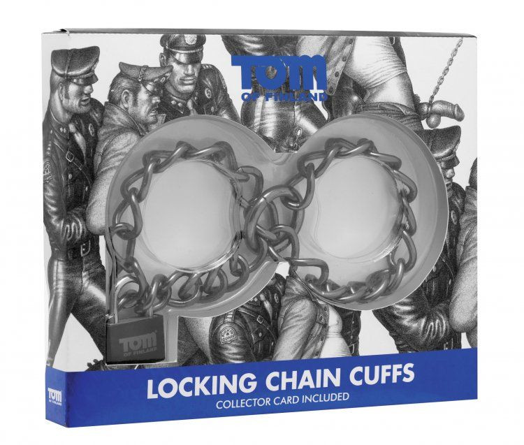 Металлические цепи-оковы с замком Locking Chain Cuffs