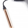 Золотистый вибростимулятор-кулон на цепочке Necklace Rechargeable Vibrator