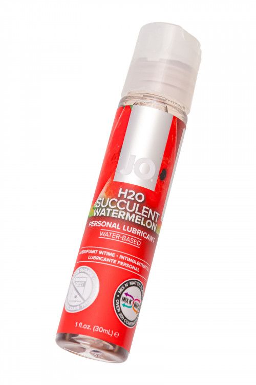 Лубрикант с ароматом арбуза JO Flavored Watermelon - 30 мл.