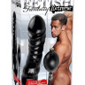 Фаллоимитатор с функцией подкачки Inflatable Ass Blaster - 23 см.