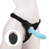 Голубой вибрострапон Vander Wireless Silicone Dong - 14 см. Голубой вибрострапон Vander Wireless Silicone Dong - 14 см.