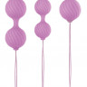 Набор розовых вагинальных шариков Luxe O  Weighted Kegel Balls