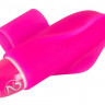 Розовая насадка на палец с вибрацией Little Dolphin
