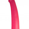 Розовый стимулятор простаты из геля - 18 см.