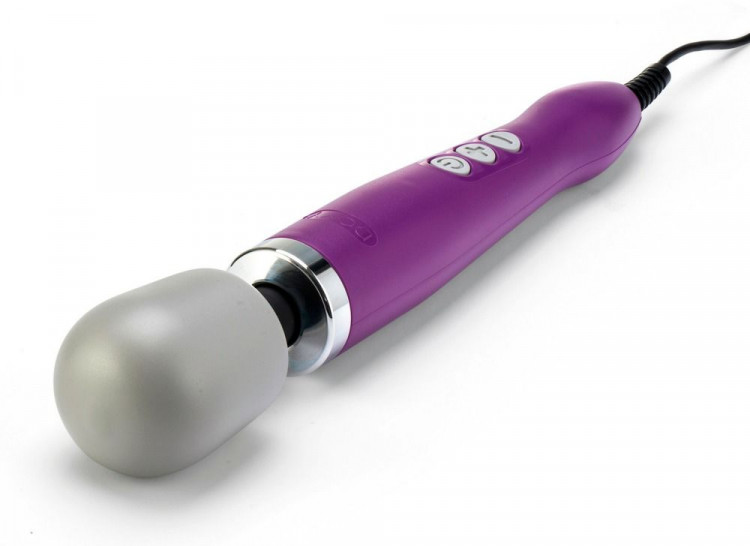 Фиолетовый жезловый вибратор Doxy Original Massager