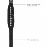 Черные наручники Diamond Studded Wrist Cuffs