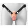 Полый страпон на ремнях 6’’ Hollow Silicone Strap-on