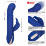 Синий вибратор-кролик с нагревом The Heated Silicone Thrusting G Rabbit - 21,5 см. Синий вибратор-кролик с нагревом The Heated Silicone Thrusting G Rabbit - 21,5 см.