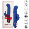 Синий вибратор-кролик с нагревом The Heated Silicone Thrusting G Rabbit - 21,5 см. Синий вибратор-кролик с нагревом The Heated Silicone Thrusting G Rabbit - 21,5 см.