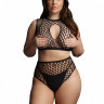 Эротический комплект Duo Net Key-Hole Bra Set