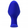 Синяя силиконовая расширяющая анальная втулка Bloom - 9,5 см.