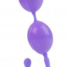 Фиолетовые каплевидные вагинальные шарики L amour Premium Weighted Pleasure System