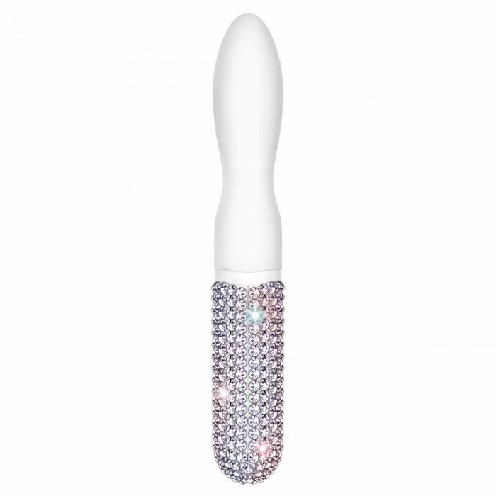 Белый вибратор с ушками The Pocket Rabbit Crystallized White