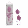 Розовые каплевидные вагинальные шарики L amour Premium Weighted Pleasure System