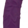 Фиолетовый вибратор Vibra Lotus Penis - 20 см.