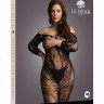 Красивый ажурный кэтсьюит с доступом Lace Sleeved Bodystocking Красивый ажурный кэтсьюит с доступом Lace Sleeved Bodystocking