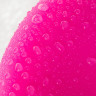 Розовый силиконовый вибратор Idol с клиторальным стимулятором - 22,4 см.