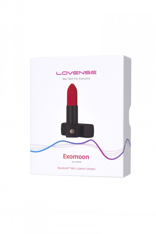 Мини-вибратор в форме помады Exomoon - 8,8 см.