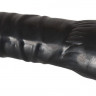 Черный вибратор-реалистик Black Hammer - 22 см.