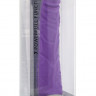 Фиолетовый вибратор-реалистик PURRFECT SILICONE CLASSIC 7.1INCH PURPLE - 18 см.