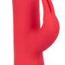 Розовый вибромассажер-кролик Throb Pulse - 21,5 см.