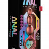 Массажер для анальной стимуляции цвета бронзы Matrix Beaded Loop Plug - 13,3 см. Массажер для анальной стимуляции цвета бронзы Matrix Beaded Loop Plug - 13,3 см.