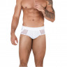 Белые мужские трусы-джоки Caspian Jockstrap Белые мужские трусы-джоки Caspian Jockstrap