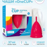 Розовая менструальная чаша OneCUP Classic - размер L