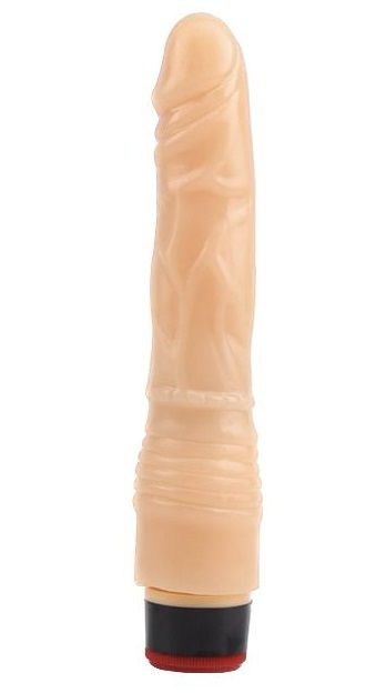 Телесный вибратор-реалистик 8.8 Vibrating Dilido - 21,5 см.