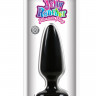 Средняя черная анальная пробка Jelly Rancher Pleasure Plug Medium - 12,7 см.
