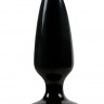 Средняя черная анальная пробка Jelly Rancher Pleasure Plug Medium - 12,7 см.