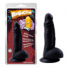 Черный фаллоимитатор Mighty Ravage Penis - 20 см. Черный фаллоимитатор Mighty Ravage Penis - 20 см.