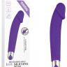 Фиолетовый вибратор Rechargeable IJOY Silicone Dildo - 16,5 см.