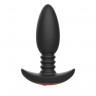 Черная анальная вибропробка Anal Vibrator с пультом ДУ - 13,5 см. Черная анальная вибропробка Anal Vibrator с пультом ДУ - 13,5 см.