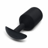 Черная пробка для ношения Snug Plug 7 - 18 см. Черная пробка для ношения Snug Plug 7 - 18 см.